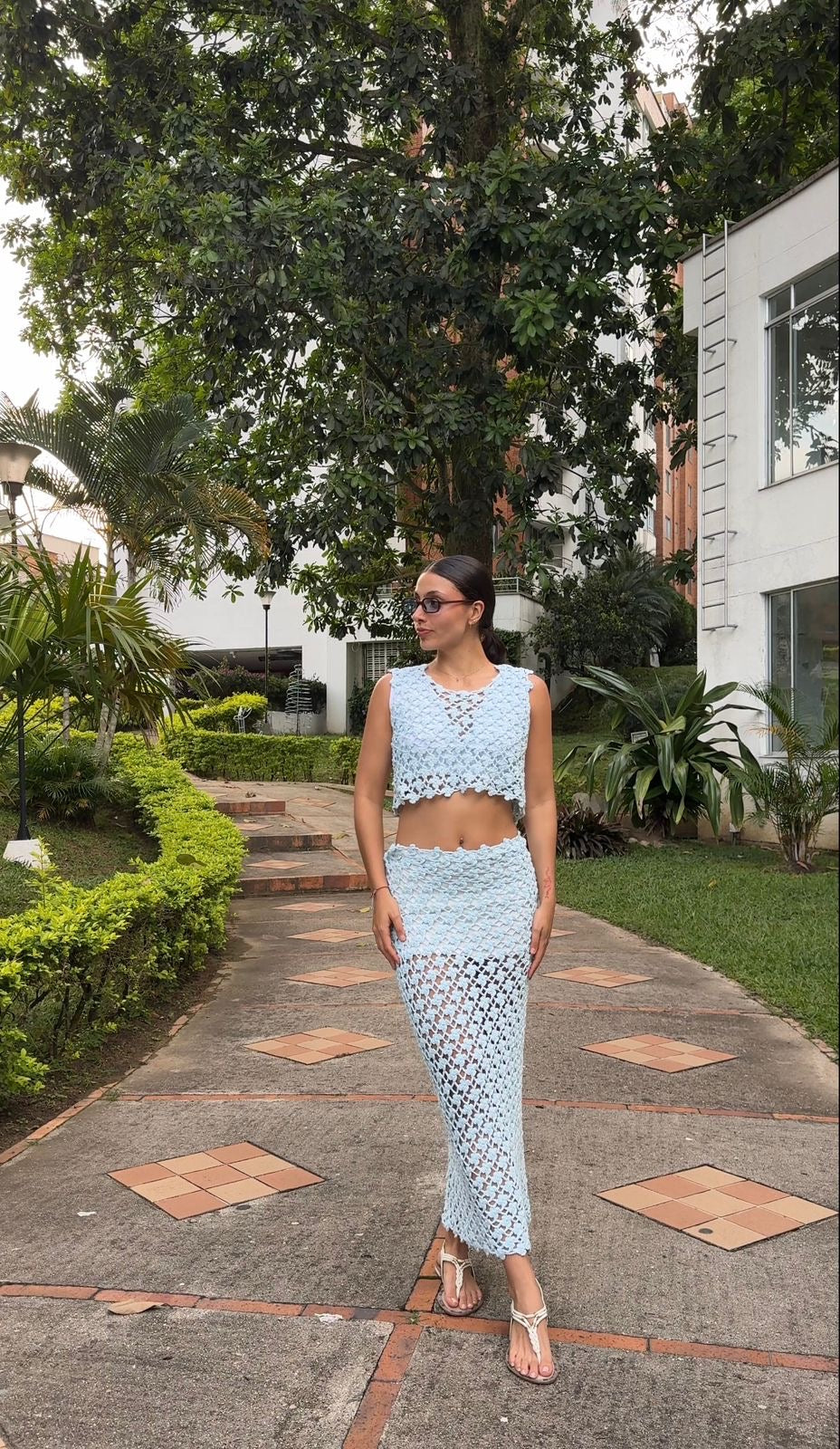 ELIA AZUL FALDA