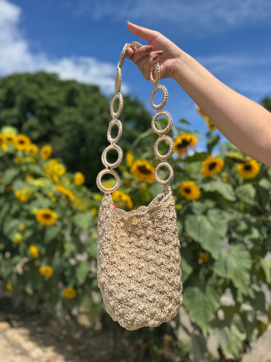 MOCHILA ALUNA DORADO