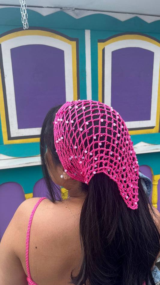BANDANA BLOOM FUCSIA